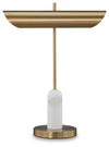 Rowleigh - Gold Finish / White - Marble Desk Lamp