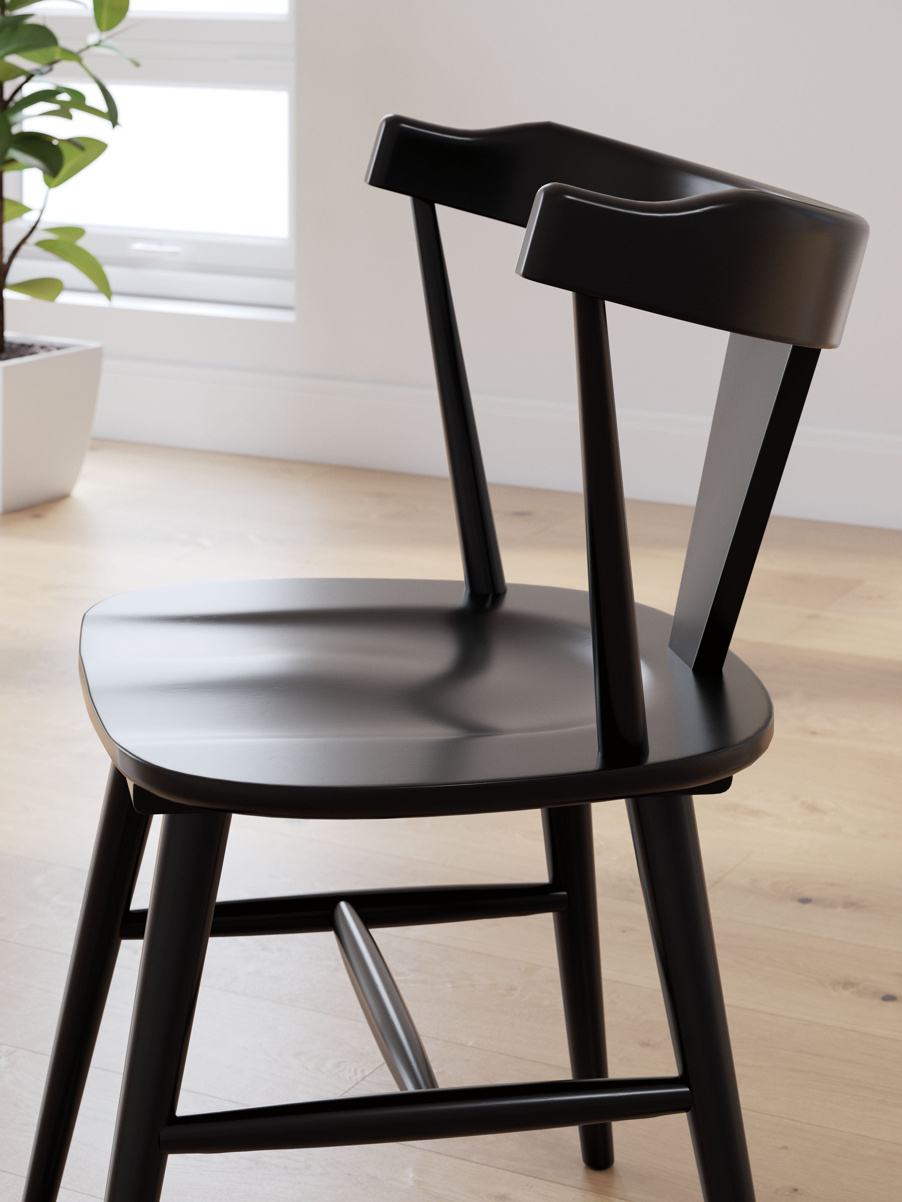 Gretlynn - Black - Dining Room Side Chair (Set of 2)