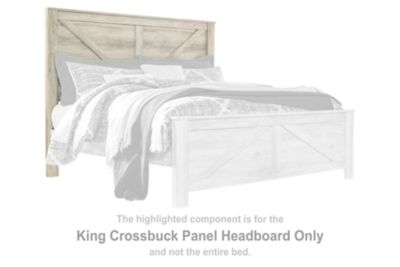 Bellaby - Whitewash - King Crossbuck Panel HDBD