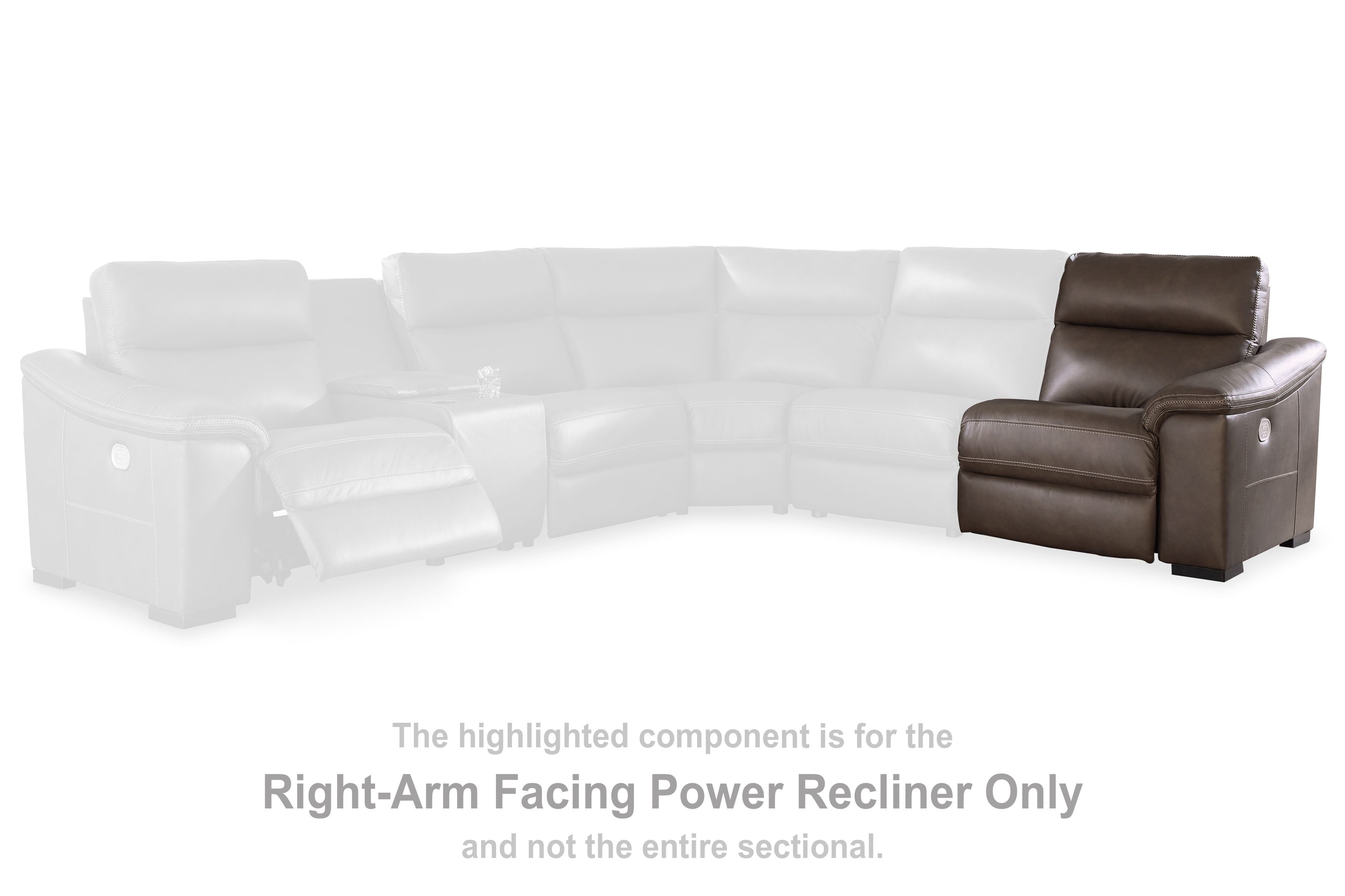 Salvatore - Chocolate - Raf Zero Wall Power Recliner