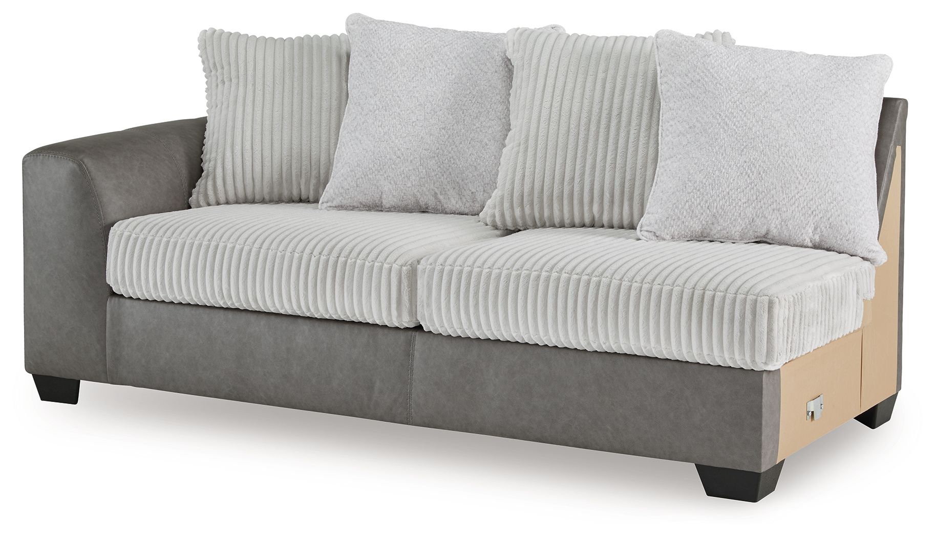 Clairette Court - Alloy - Laf Sofa