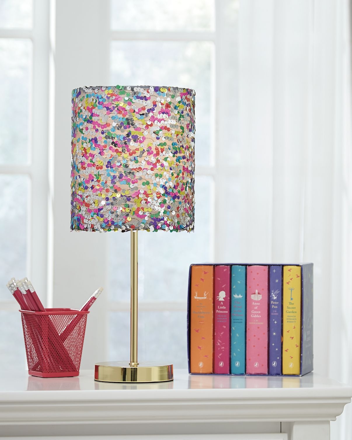 Maddy - Purple - Metal Table Lamp