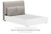 Cabalynn - Oatmeal - Queen Upholstered Headboard