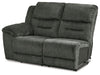 Nettington - Smoke - Laf Power Rec Loveseat