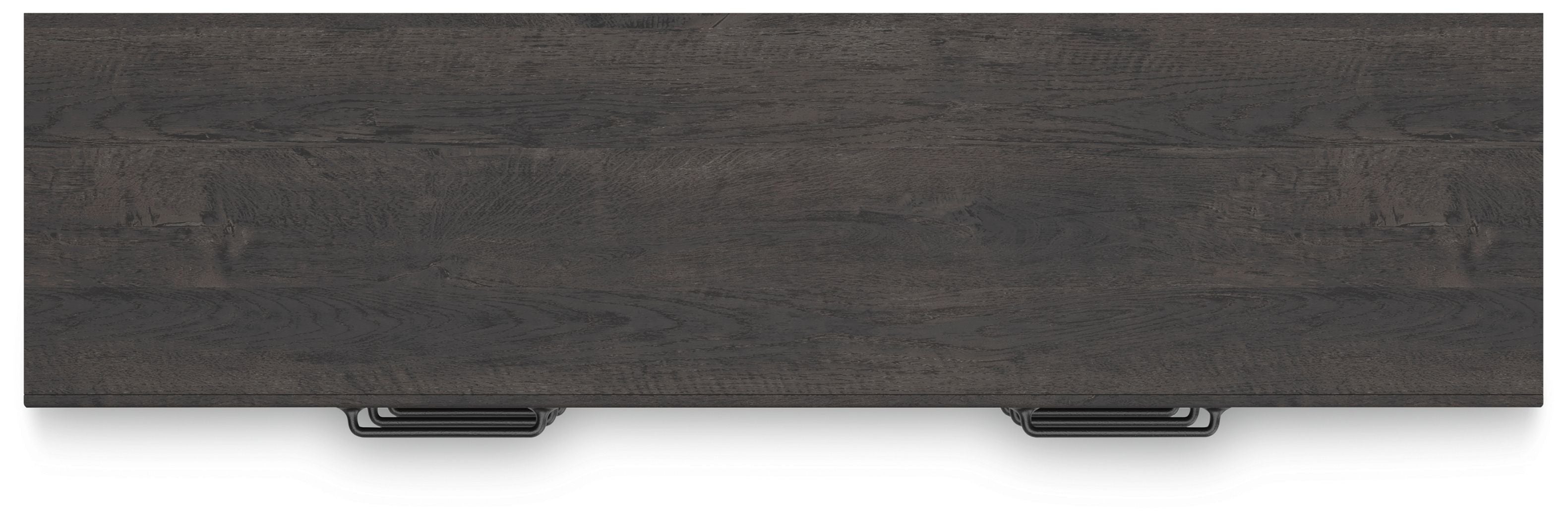 Hollivern - Dark Gray - Six Drawer Dresser