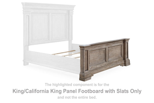 Blairhurst - Light Grayish Brown - King/ California King Panel Footboard W/ Slats