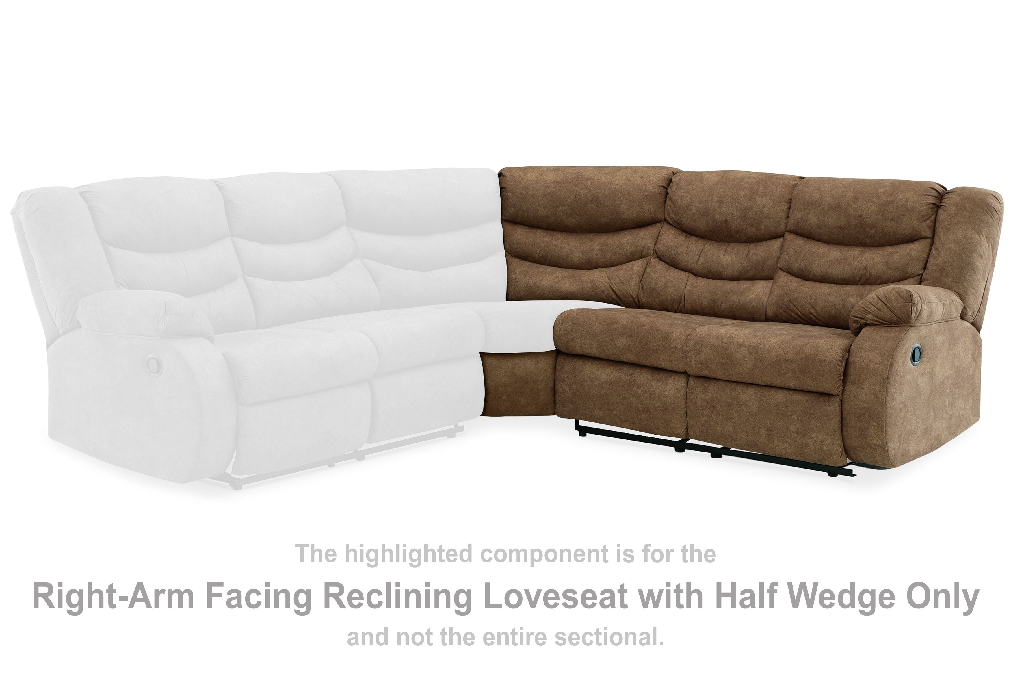 Partymate - Brindle - Raf Reclining Loveseat