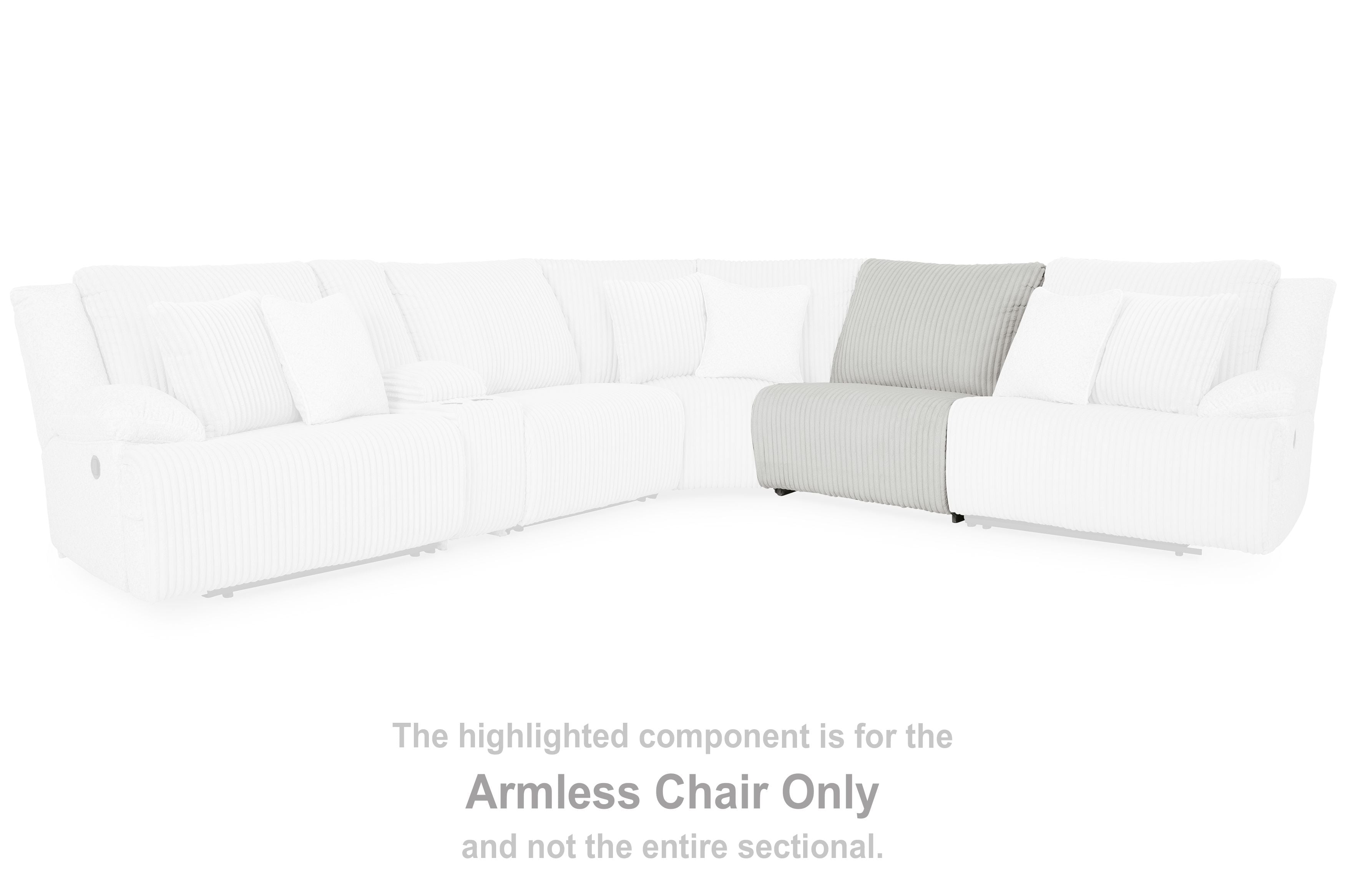 Top Tier - Alloy - Armless Chair