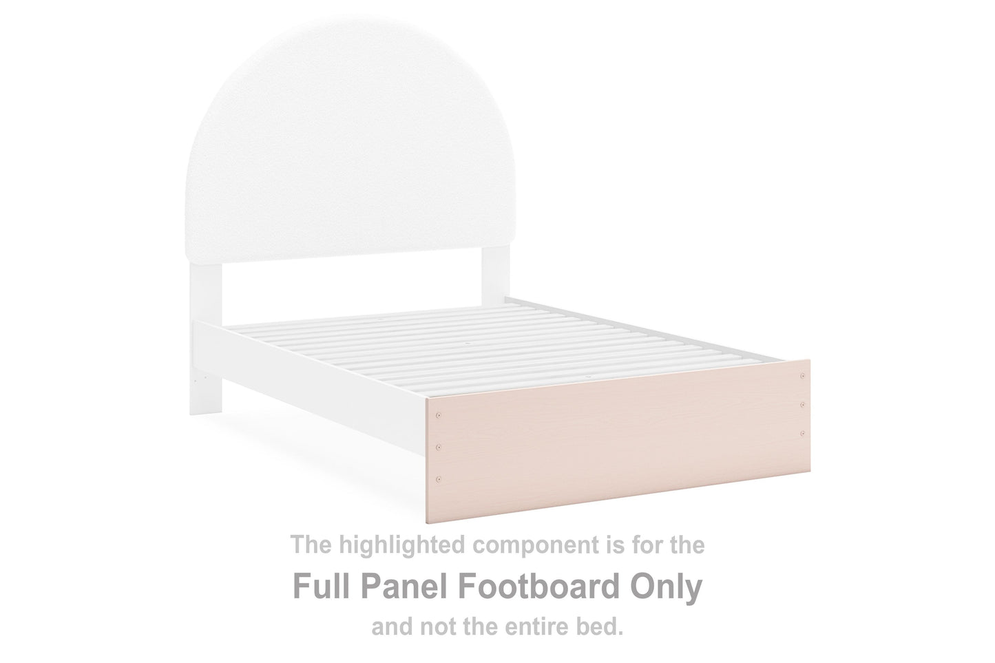 Wistenpine - Blush - Full Panel Footboard