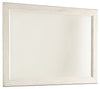 Willowton - Whitewash - Bedroom Mirror