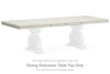 Arlendyne - Antique White - Rect Drm Extension Table Top