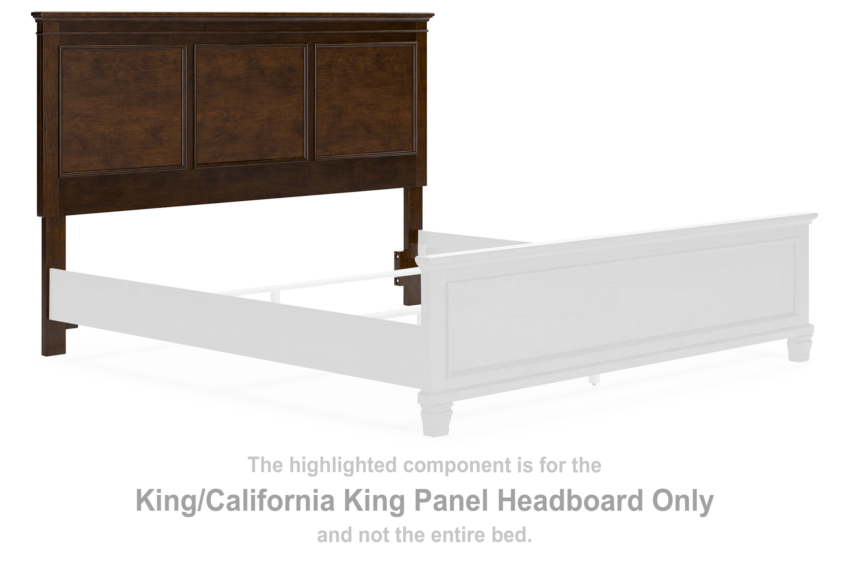 Danabrin - Brown - King/Cal King Panel Headboard