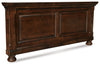 Porter - Rustic Brown - Queen Panel Footboard