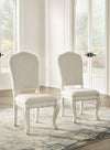 Arlendyne - Antique White - Dining Uph Side Chair (Set of 2)