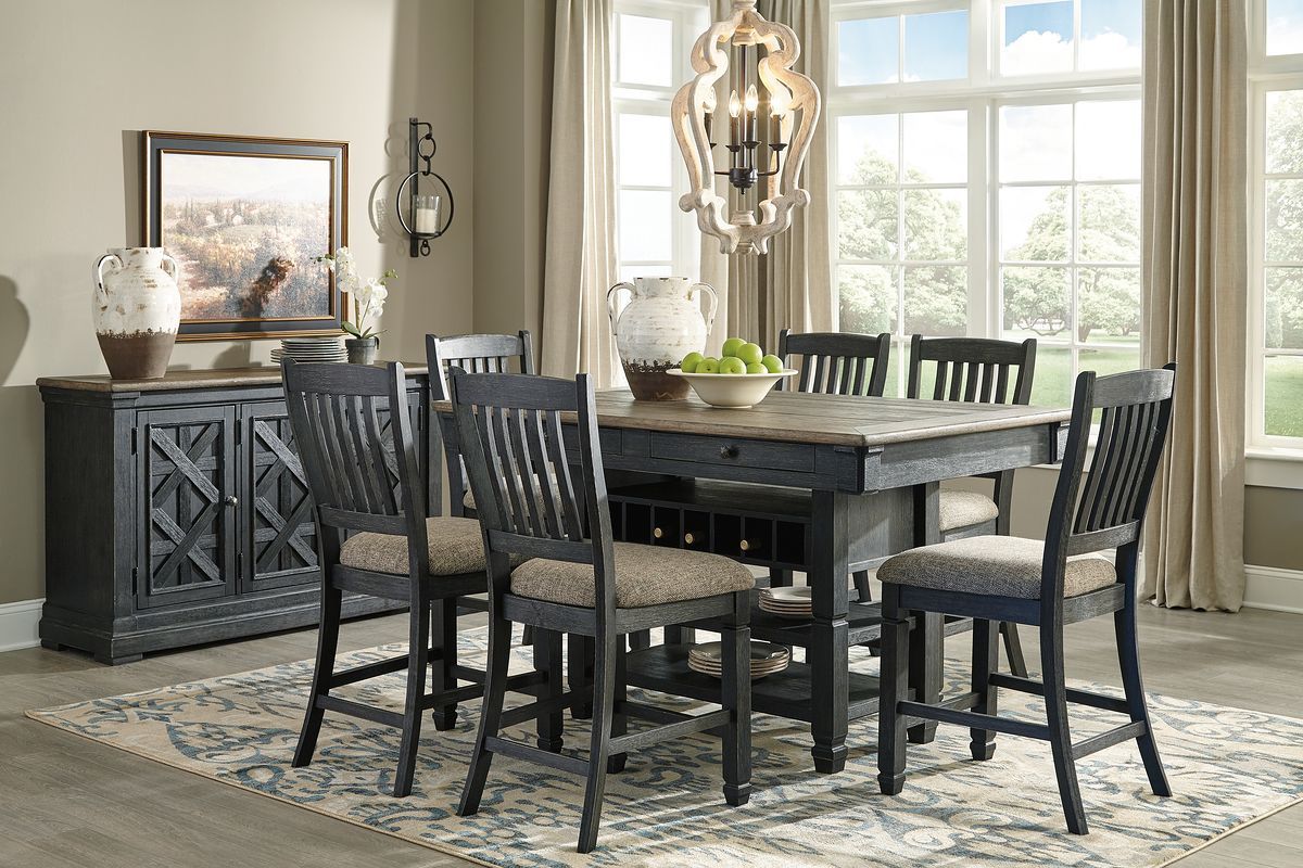 Tyler Creek - Counter Height Table Set