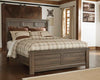 Juararo - Dark Brown - Queen Panel Footboard