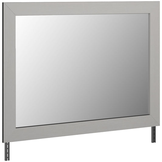 Cottonburg - Light Gray / White - Bedroom Mirror