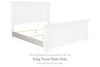 Robbinsdale - Antique White - King Panel Rails