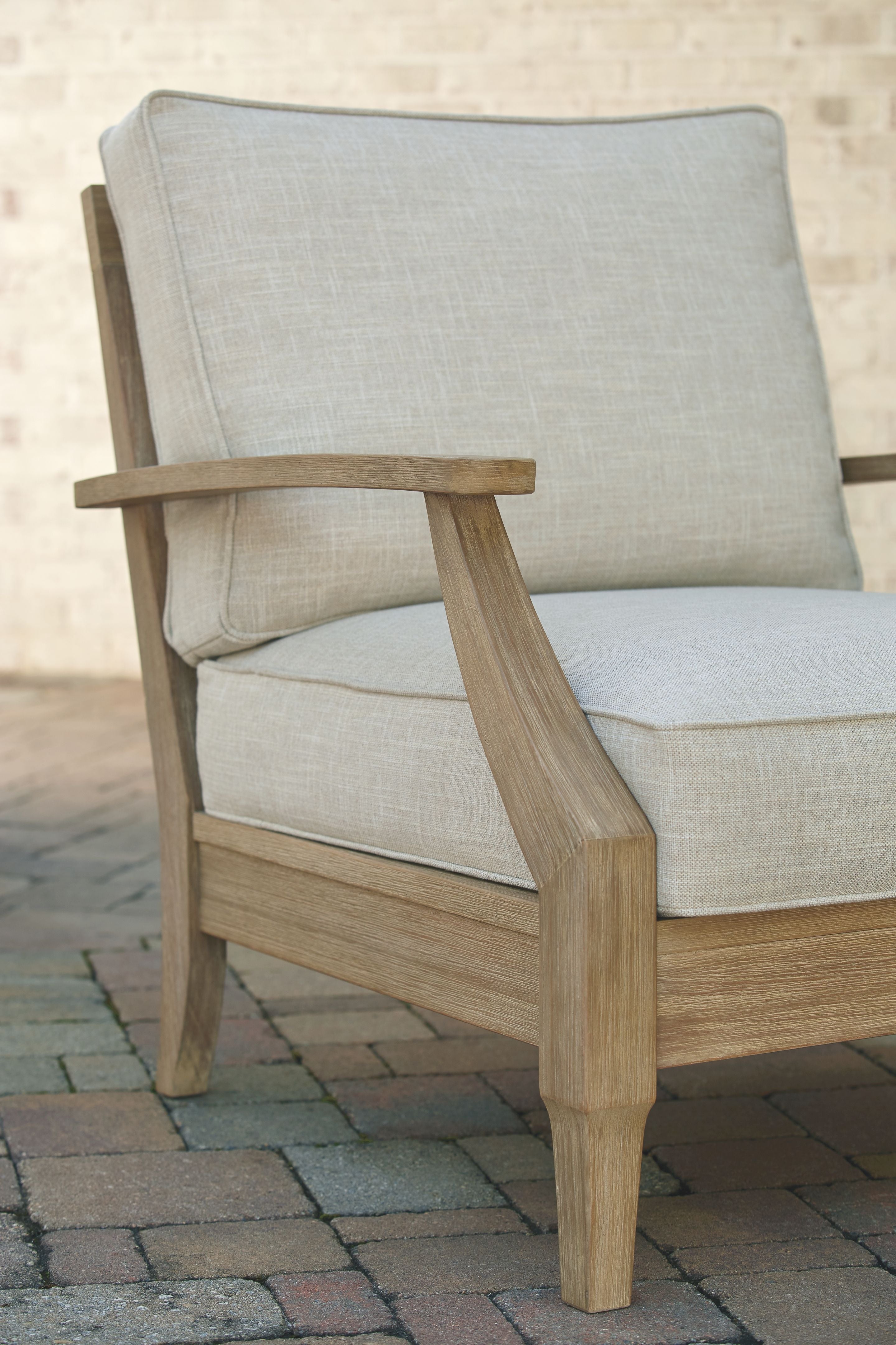 Clare - Beige - Lounge Chair w/Cushion