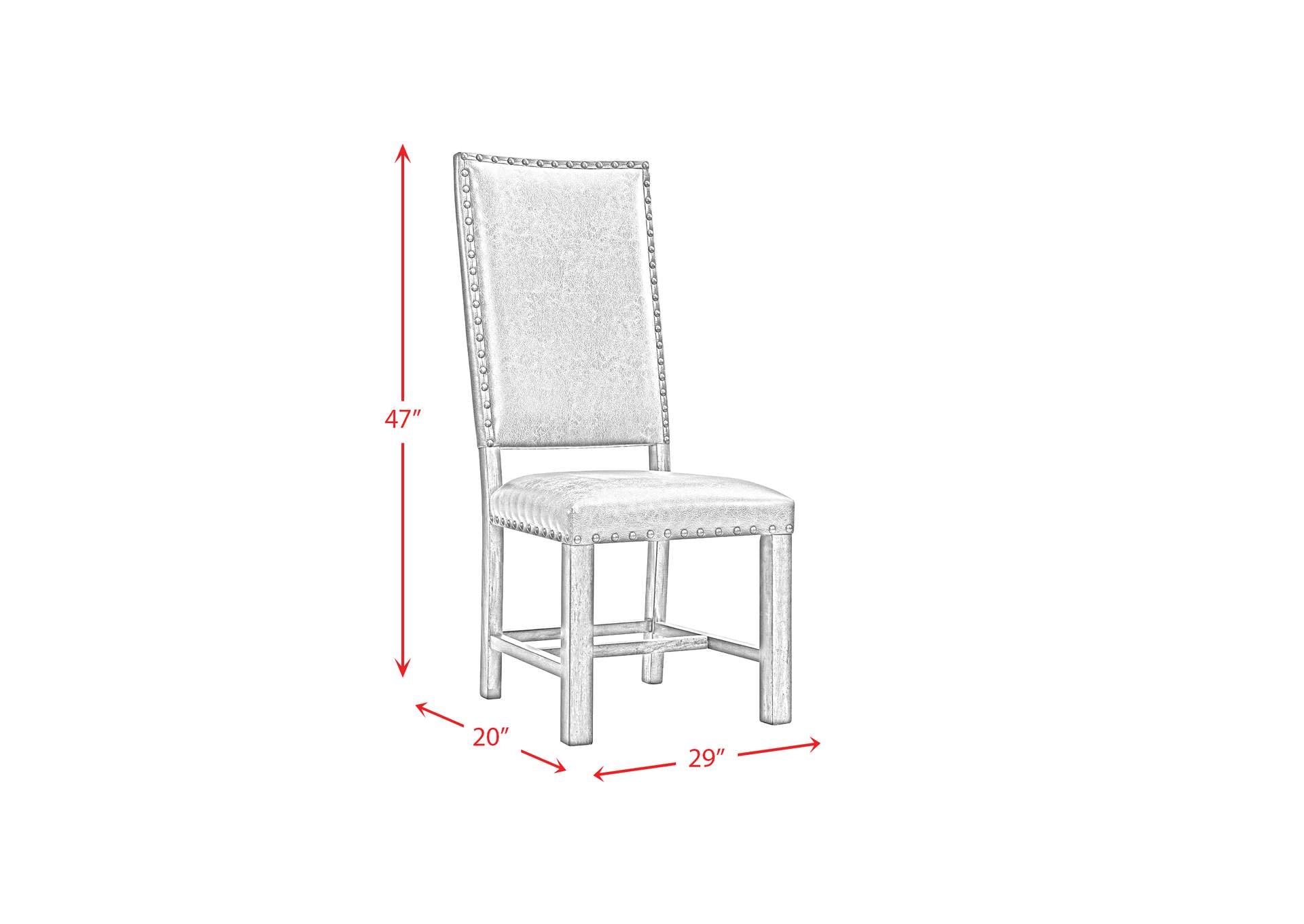 Gramercy 7 Piece Dining Set - Table And Six Tall Back Chairs MEGA ELEMENTS