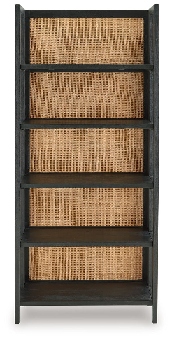 Abyard - Black / Natural - Bookcase