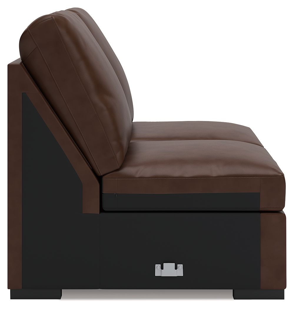 McDowlan - Coffee - Armless Loveseat