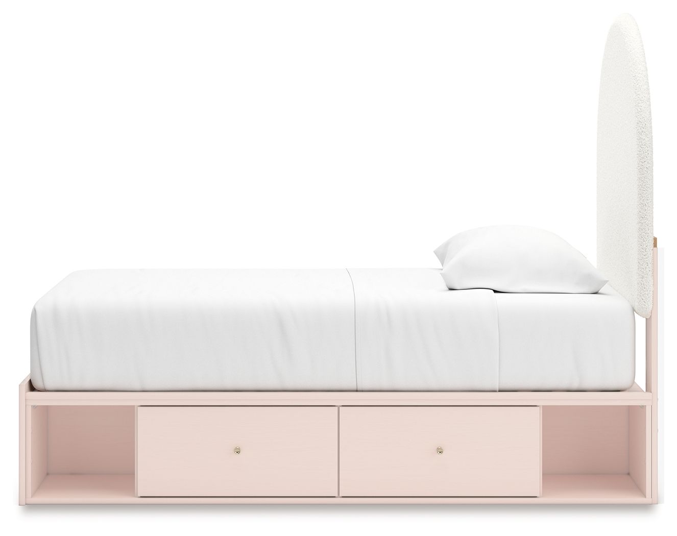 Wistenpine - Upholstered Panel Bed With Storage