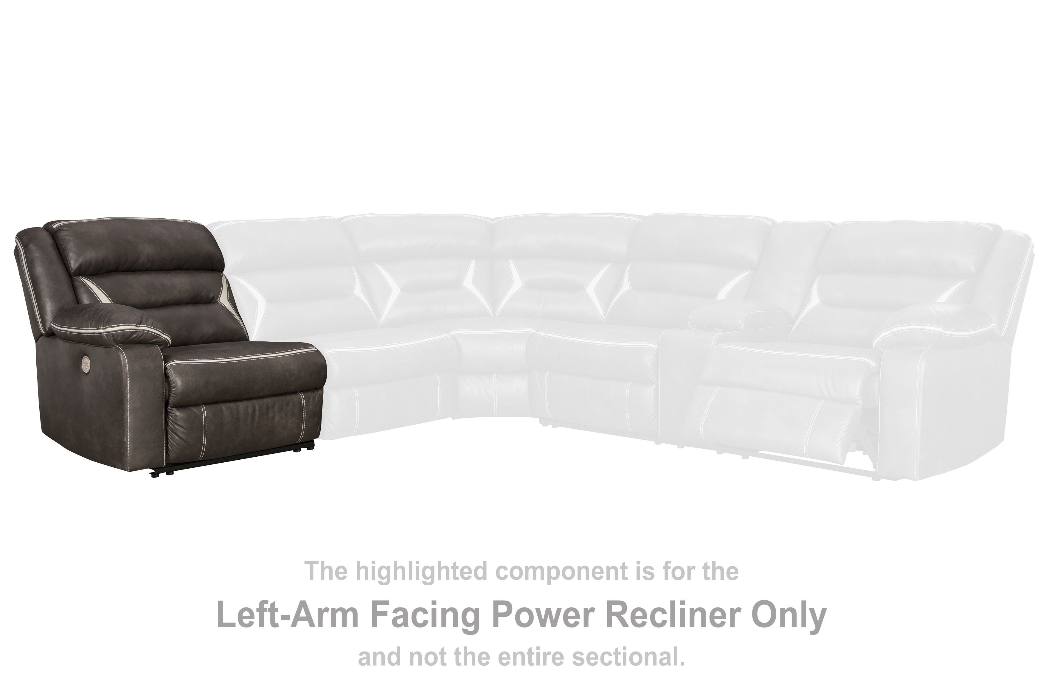 Kincord - Midnight - Laf Zero Wall Power Recliner