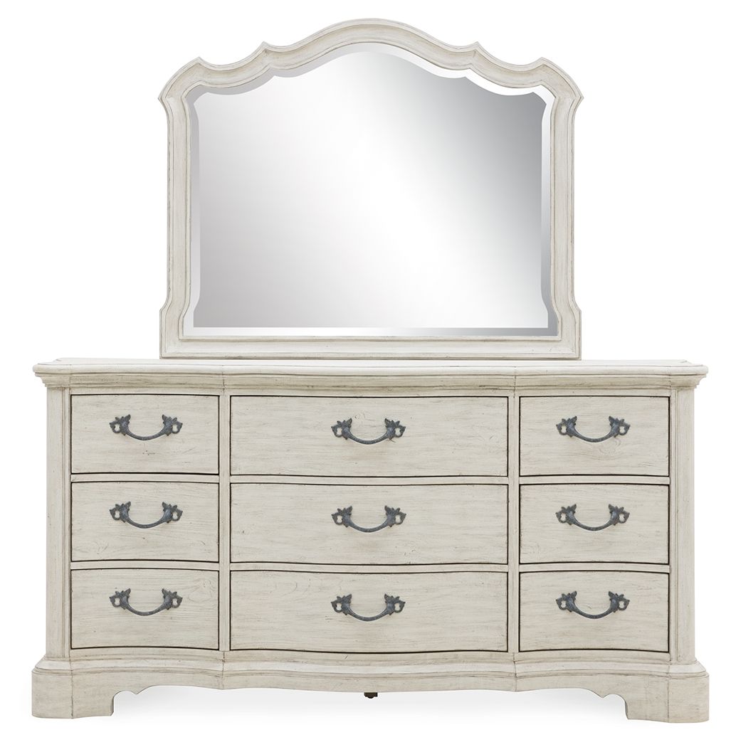 Arlendyne - Antique White - Dresser And Mirror