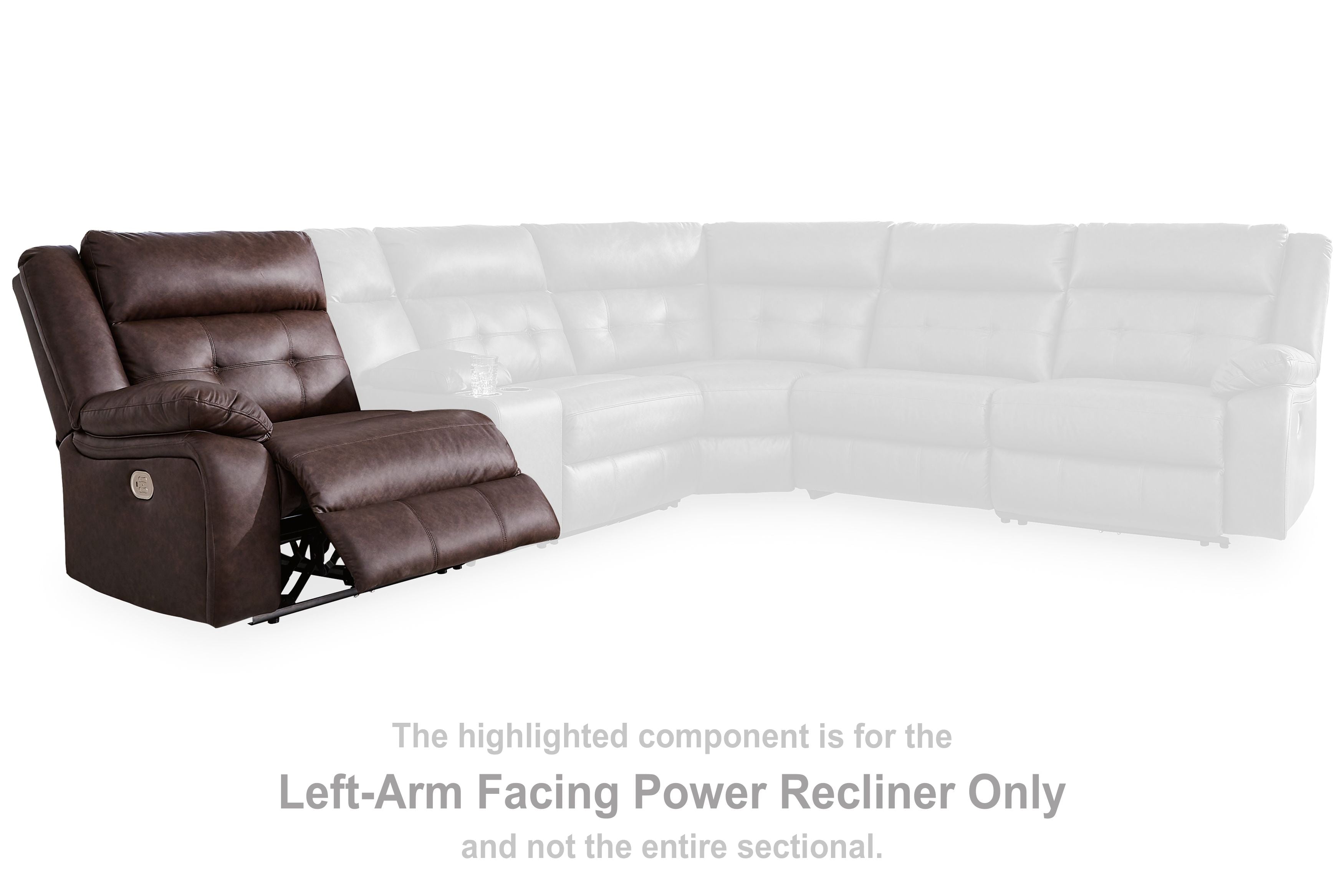 Punch Up - Walnut - Laf Zero Wall Power Recliner