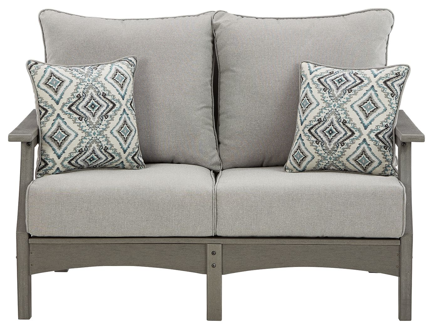 Visola - Gray - Loveseat w/Cushion