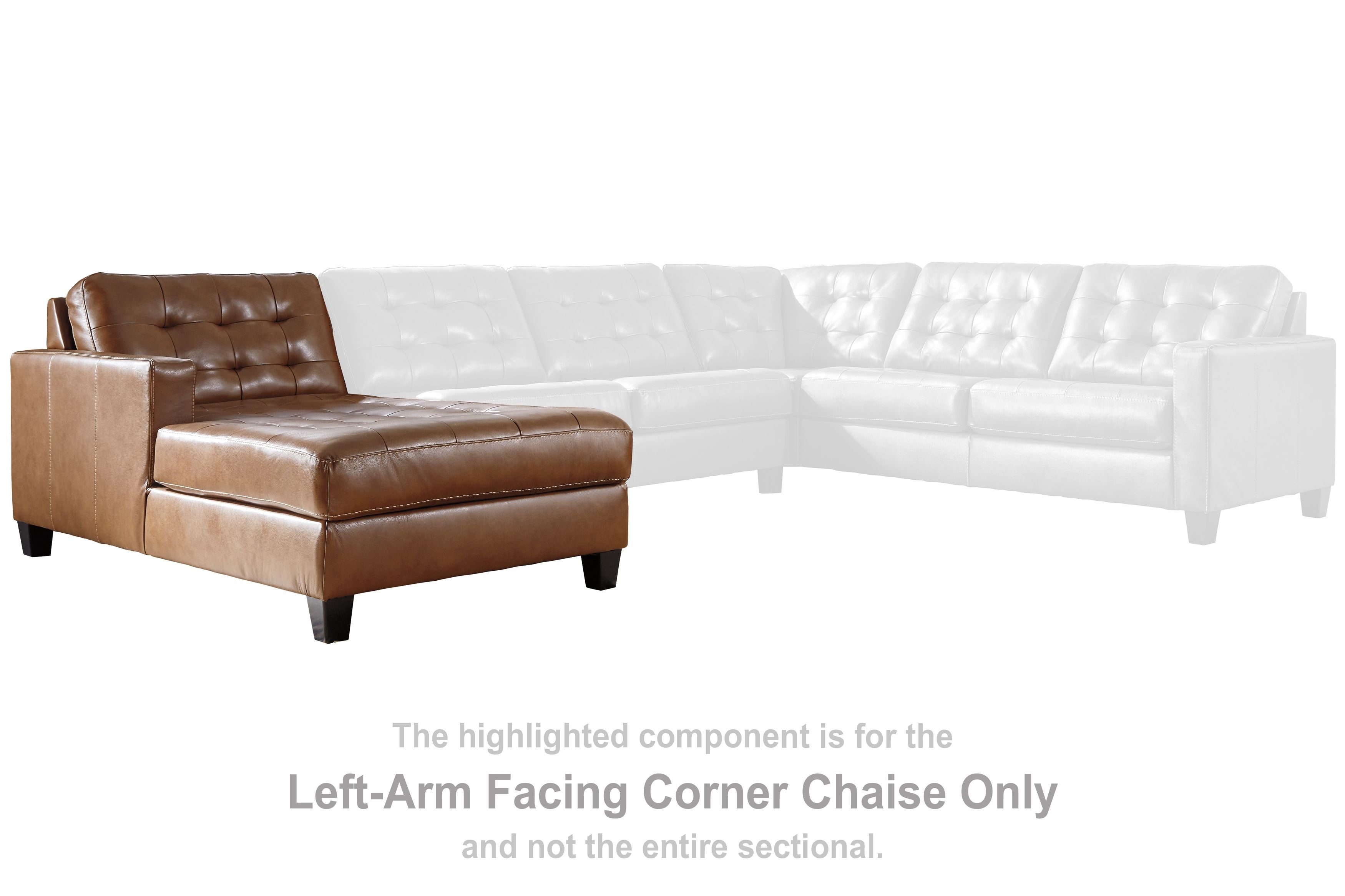 Baskove - Auburn - Laf Corner Chaise