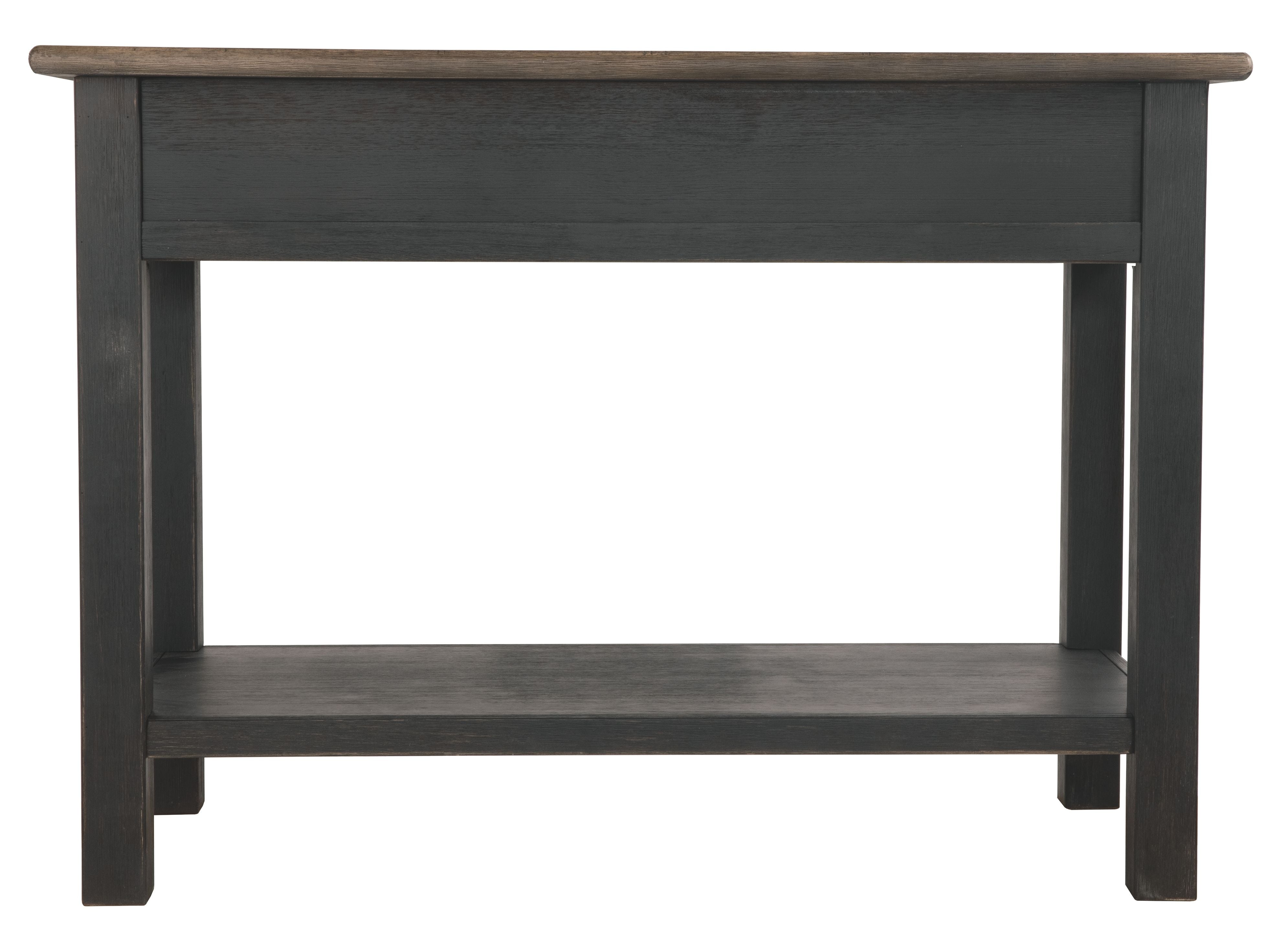 Tyler - Grayish Brown / Black - Sofa Table