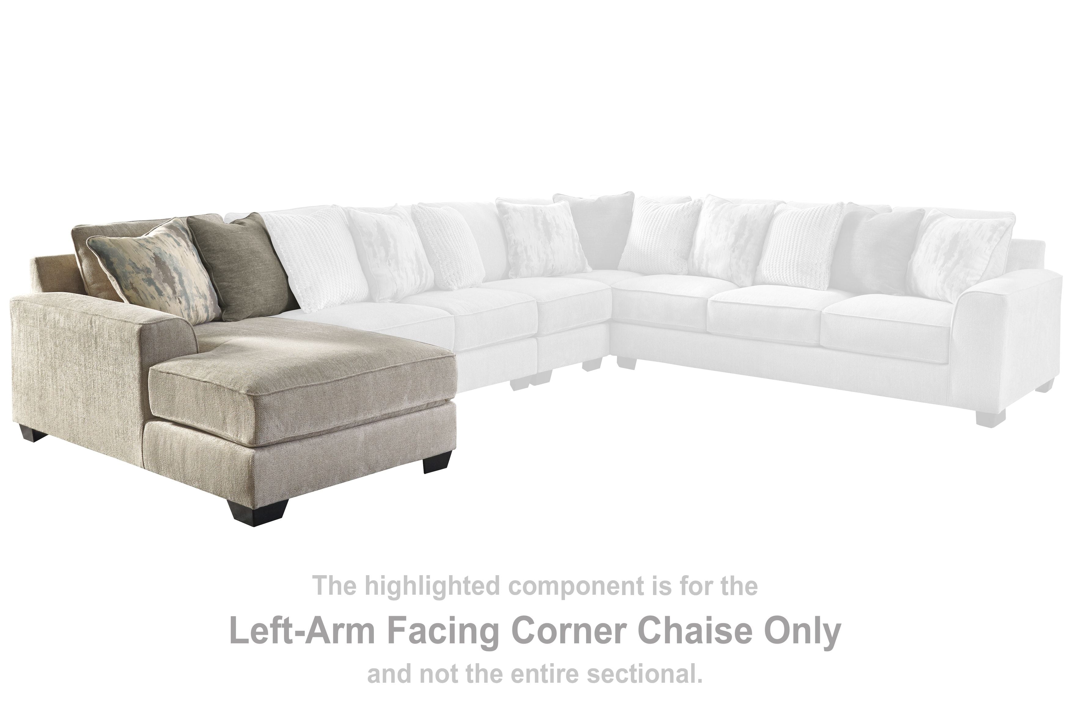 Ardsley - Pewter - Laf Corner Chaise