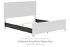 Lanolee - Black - California King Panel Rails