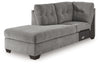 Marleton - Gray - Laf Corner Chaise