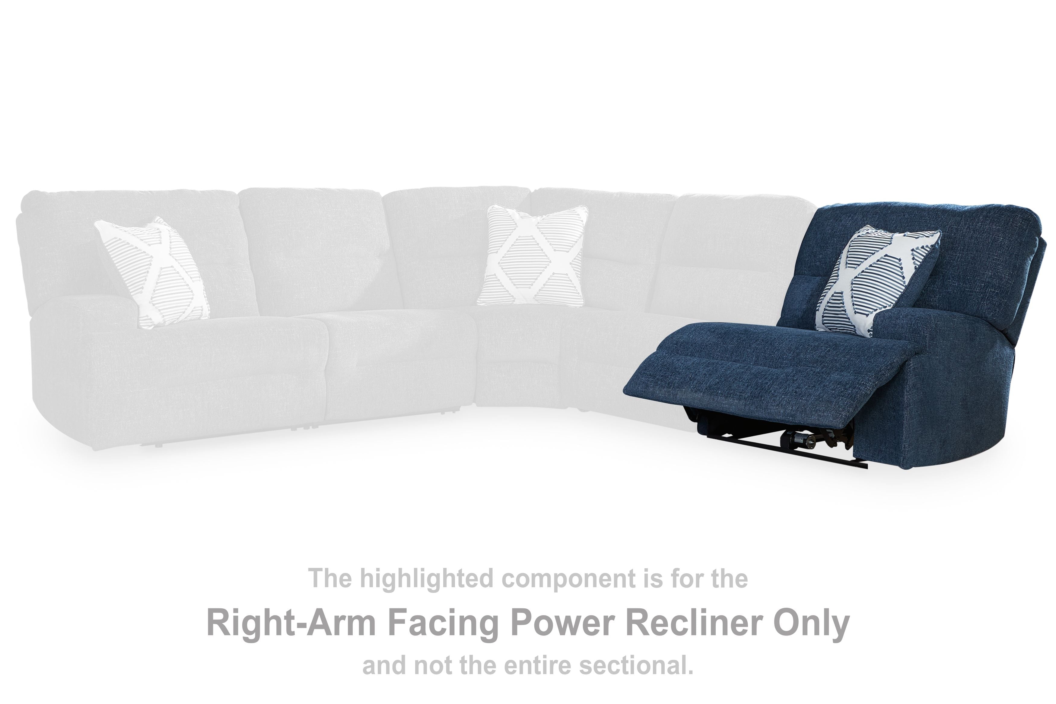 Acklen Place - Navy - Raf Zero Wall Power Recliner