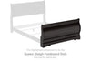 Huey - Black - Queen Sleigh Footboard