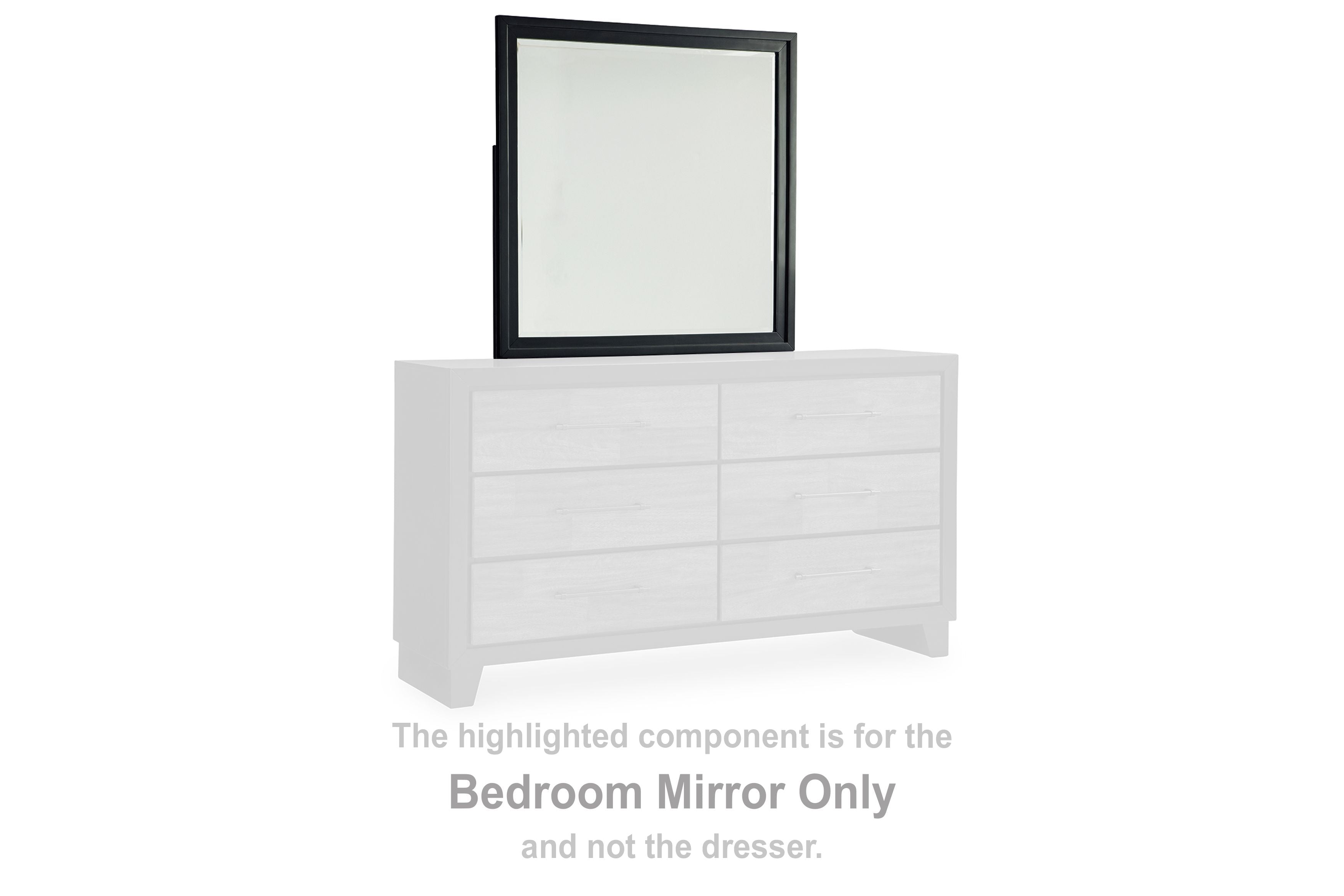 Kraeburn - Brown / Black - Bedroom Mirror