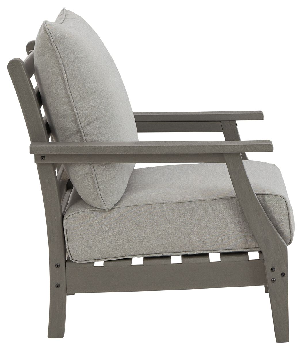 Visola - Gray - Lounge Chair w/Cushion (Set of 2)