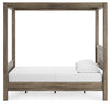 Shallifer - Brown - Queen Canopy Bed