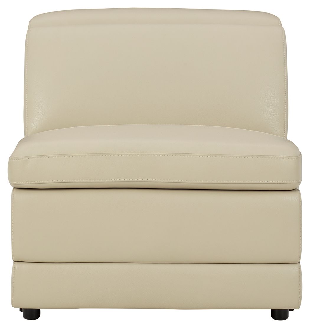 Texline - Sand - Armless Chair/Manual Headrest