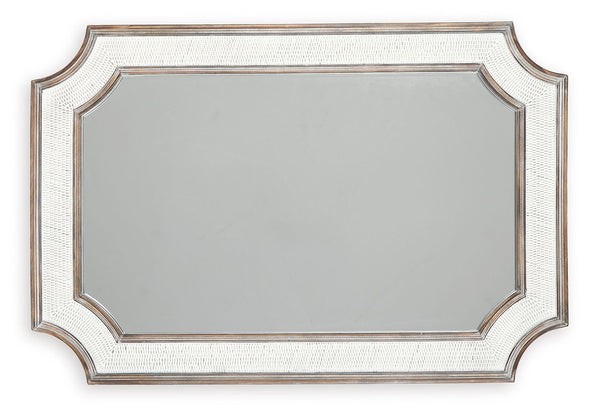 Howston - Antique White - Accent Mirror