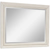 Shaybrock - Antique White / Brown - Bedroom Mirror