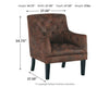 Drakelle - Mahogany - Accent Chair