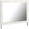 Gerridan - White / Gray - Bedroom Mirror