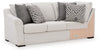 Koralynn - Stone - Laf Sofa With Corner Wedge