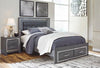 Lodanna - Gray - Queen Storage Footboard