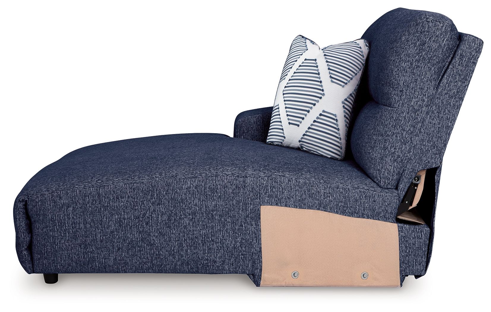 Acklen Place - Navy - Laf Power Reclining Back Chaise