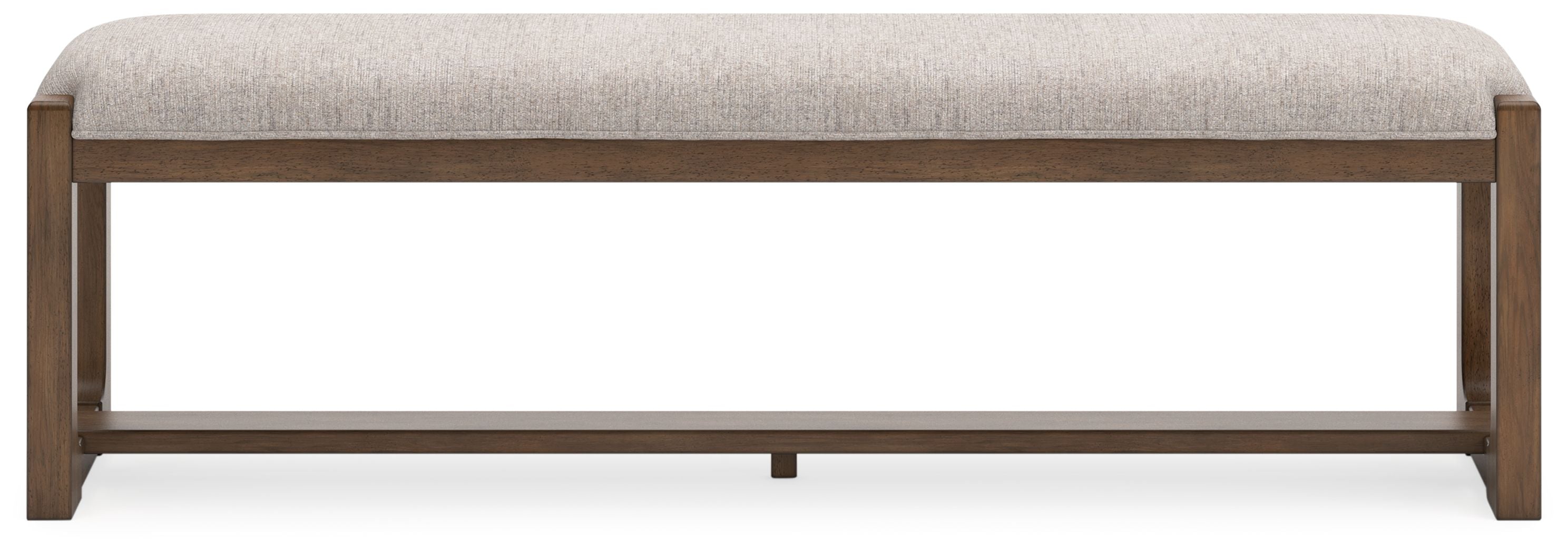 Cabalynn - Oatmeal / Light Brown - Large Uph Dining Room Bench